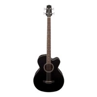 Takamine GB30CE Acoustic Electric Bass Guitar with Cutaway - Black Gloss Finish