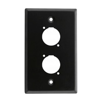 SWAMP TWR2-B Wall Plate - Vertical Dual Panel Mount Connector