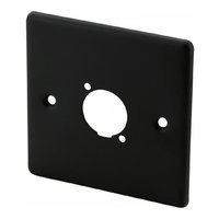 SWAMP TWS1-B Square Wall Plate - Single Panel Mount Connector