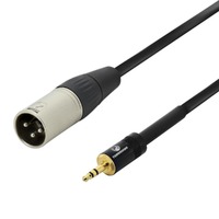 3.5mm TRS to XLR(m) - Stereo to Mono Cable - 150cm
