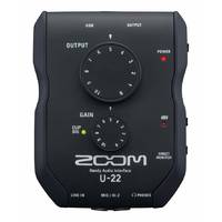 ZOOM U-22 USB Handy Mobile Recording and Performing Audio Interface